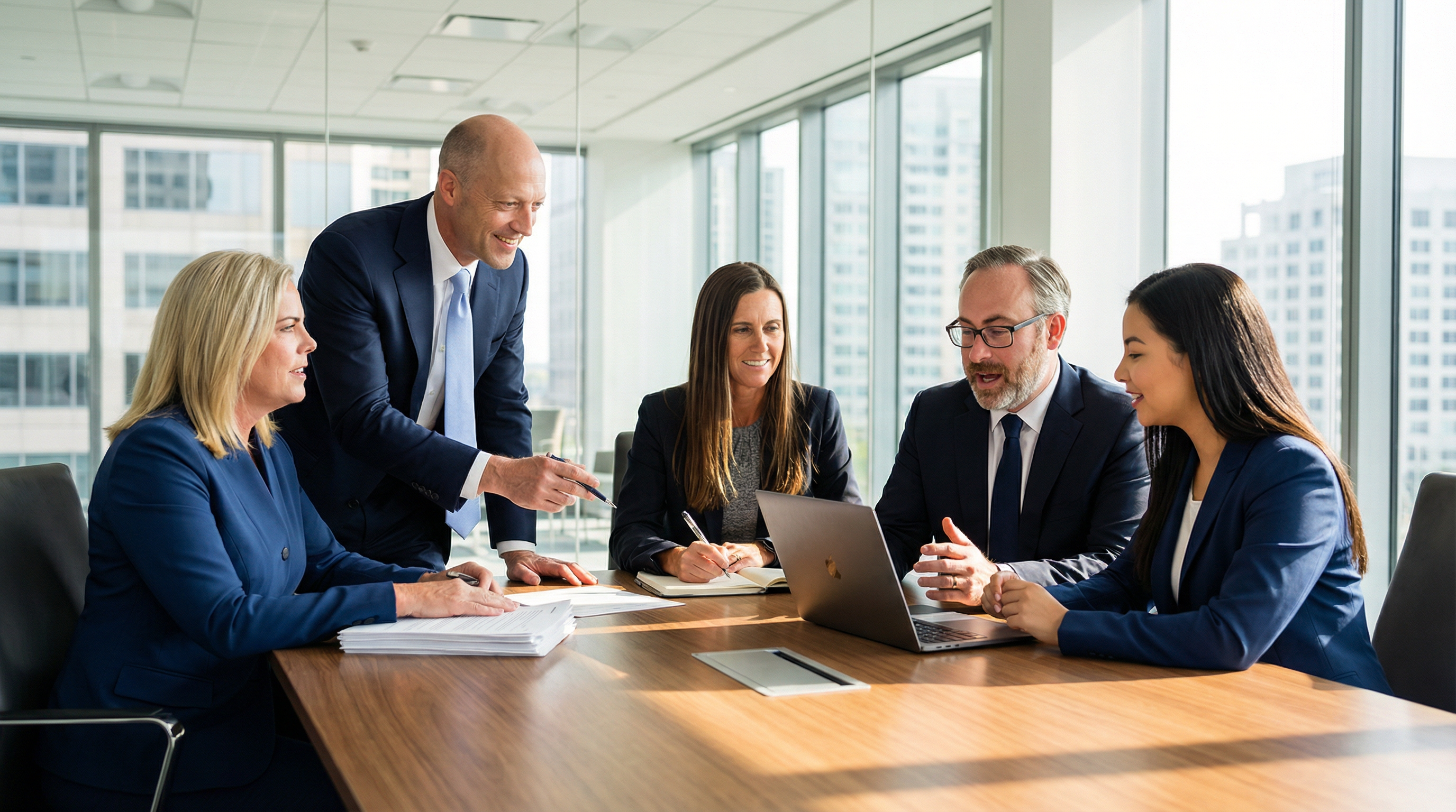 The Spiggle Advantage Team Collaborating